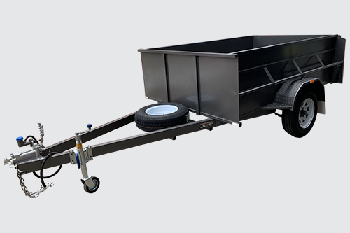 single acle trailer